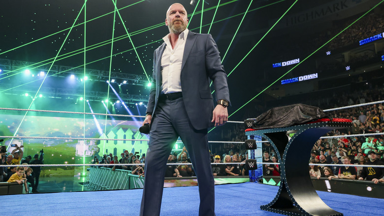 Triple H standing proud