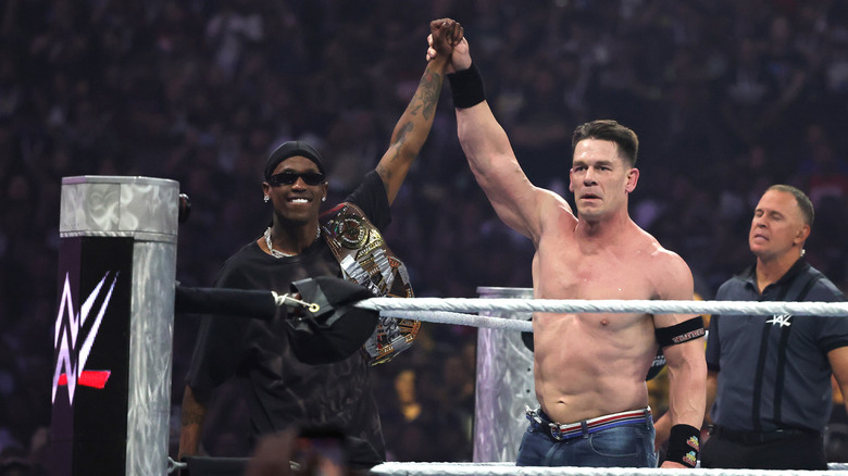 Travis Scott with John Cena