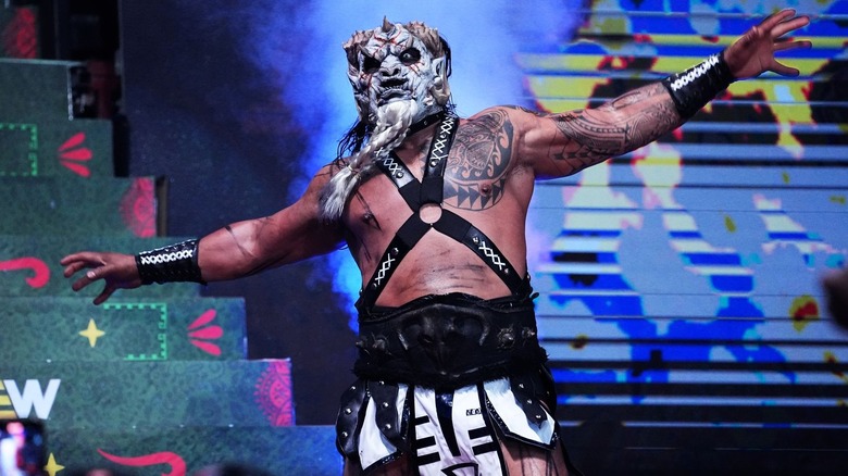 The Beast Mortos at AEW Grand Slam Mexico 2025