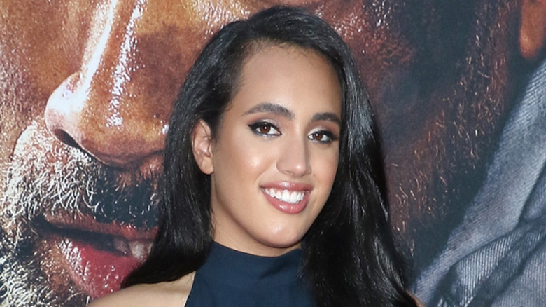 Ava at the premiere of one of her father's movies