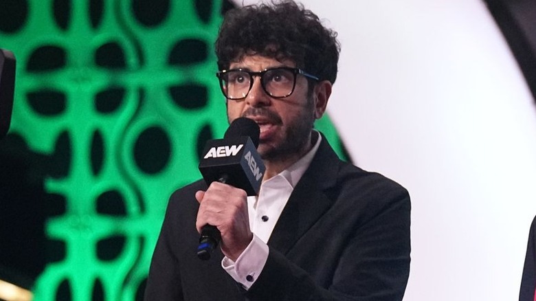Tony Khan at AEW WrestleDream 2024