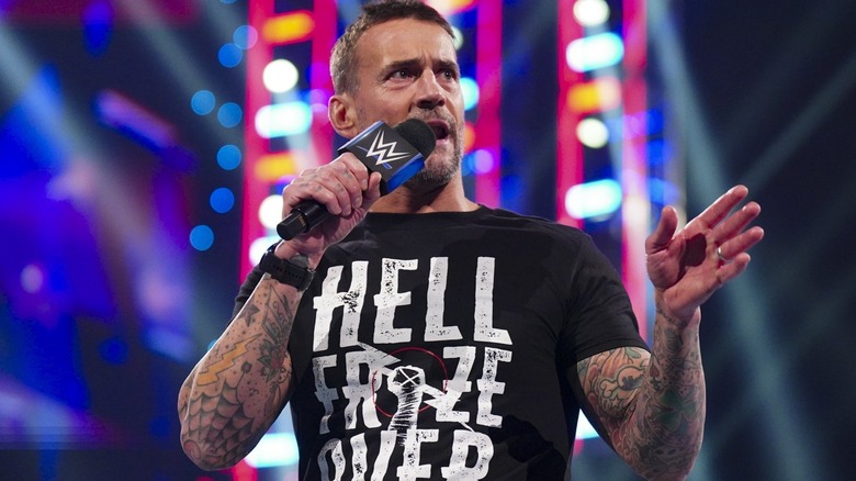 CM Punk talks to the WWE Universe