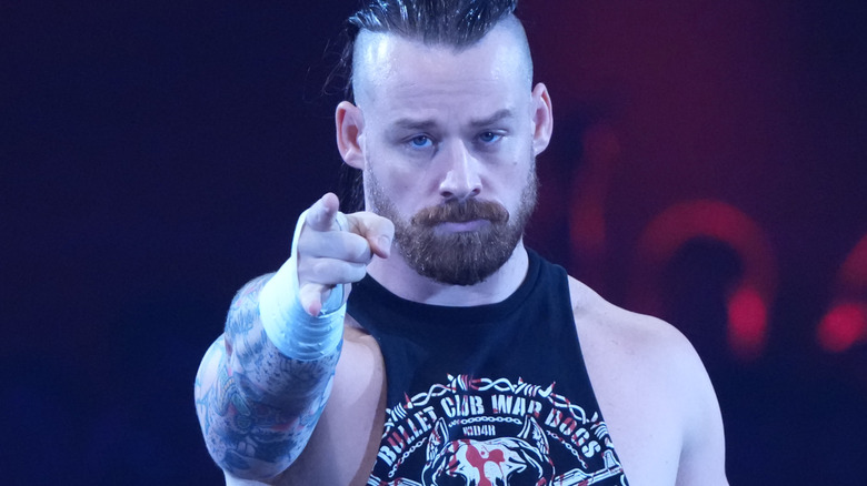 David Finlay pointing to the camera