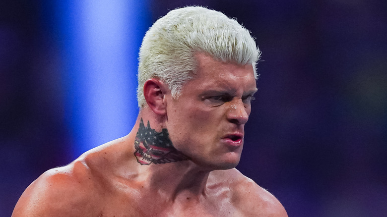 Cody Rhodes, presumably thinking of The Rock