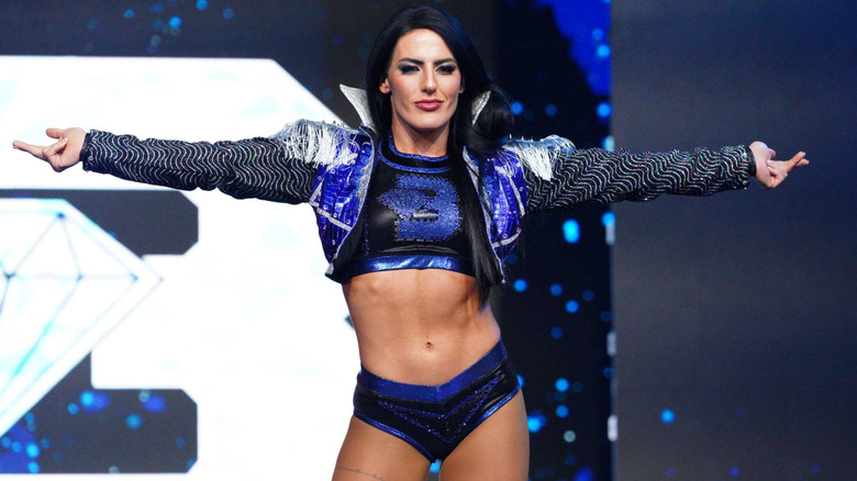 Tessa Blanchard during a recent TNA Impact taping