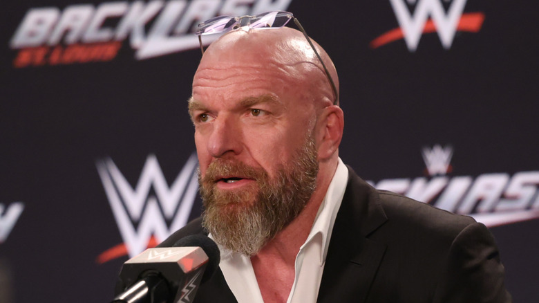 Triple H remembering a time in the near distant past