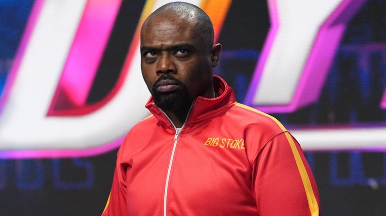 Stokely Hathaway during his recent return to AEW