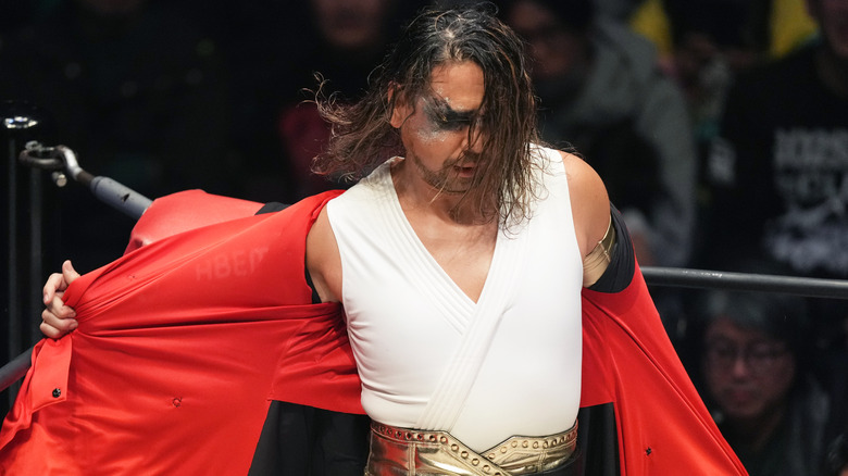 Shinsuke Nakamura at a Pro Wrestling NOAH event