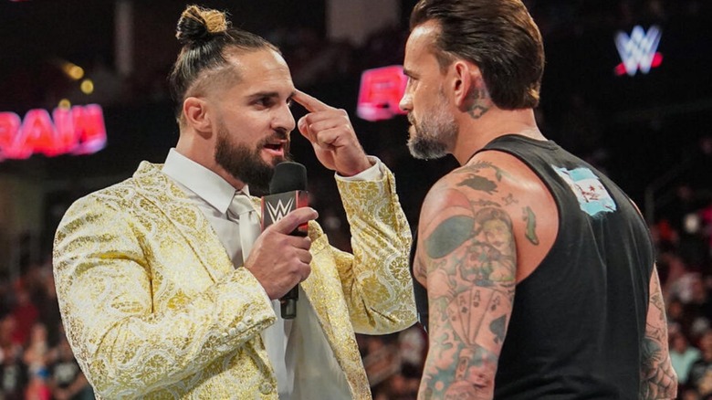 Seth Rollins and CM Punk on 