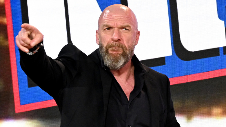Triple H telling the AI machine to book it
