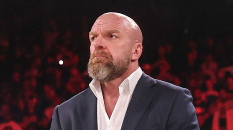 Triple H thinking up a new name for Natalya's new tag team