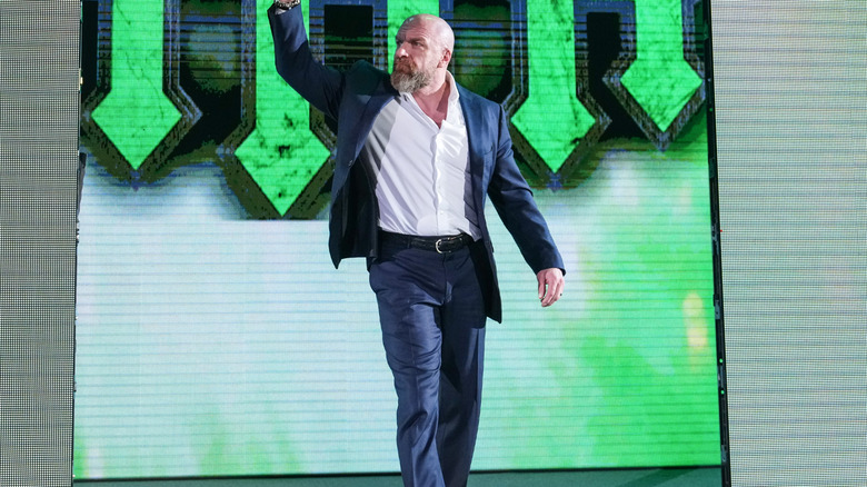 Triple H at WWExAAA Worlds Collide