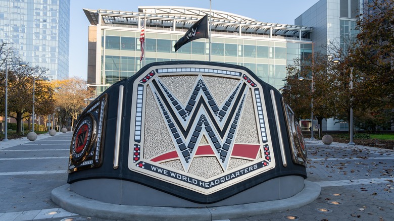 A view outside WWE headquarters