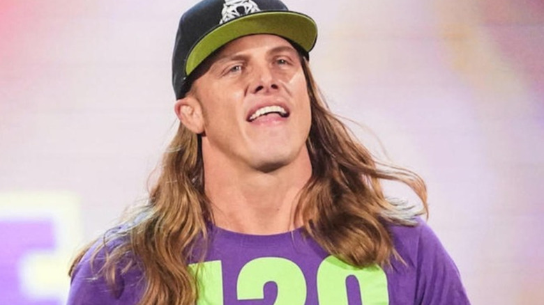 Matt Riddle in a hat