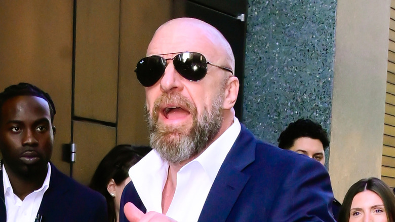 Triple H seeing Andrade on AEW TV