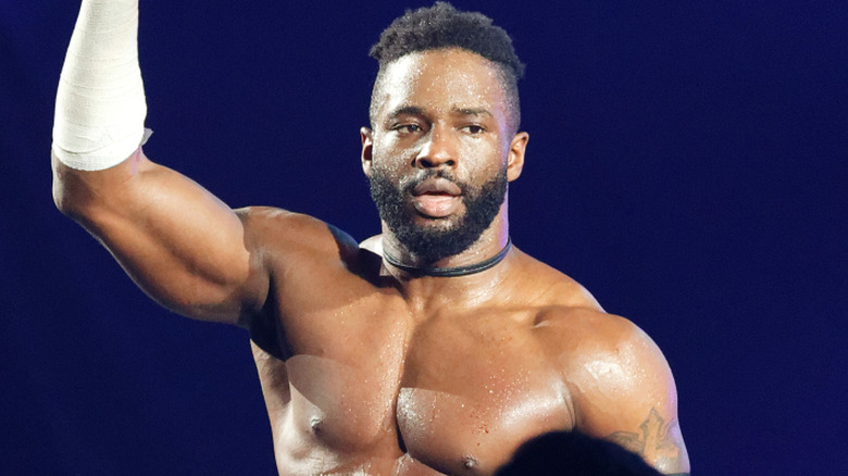 Cedric Alexander is raising his arm