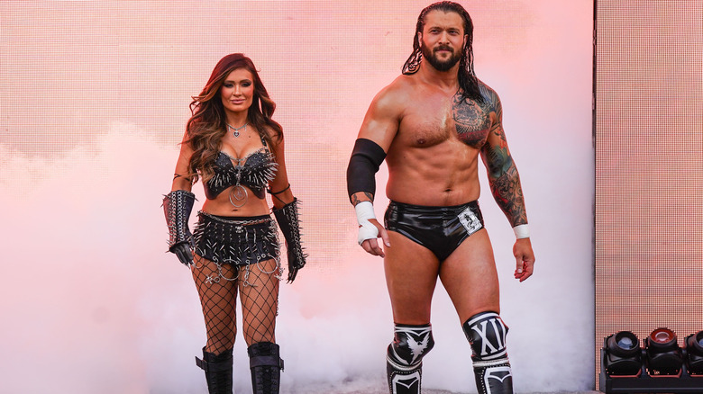 Scarlett y Karrion Kross en WWE Summerslam 2025