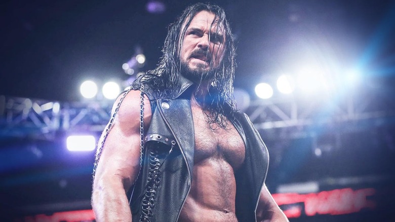 Drew McIntyre staring out in the ring