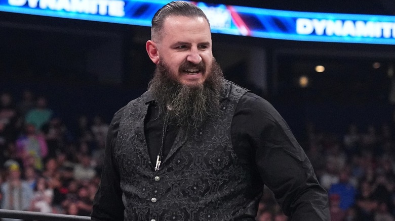 Brody King Looks On During AEW Dynamite