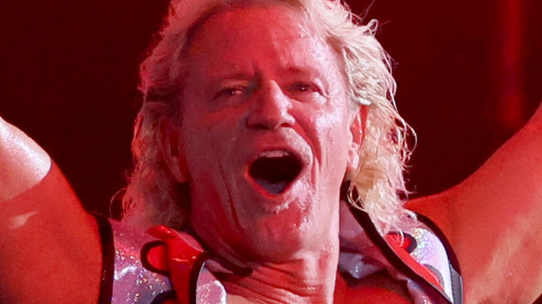 Jeff Jarrett makes his entrance