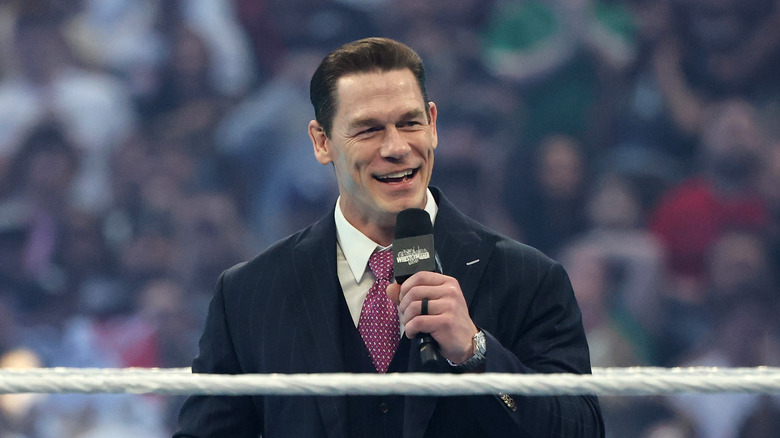 John Cena as the host of WrestleMania