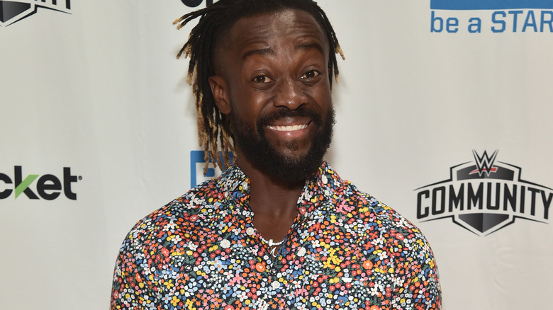 Kofi Kingston smiling