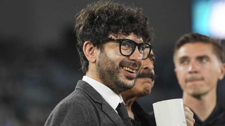 Tony Khan smiling
