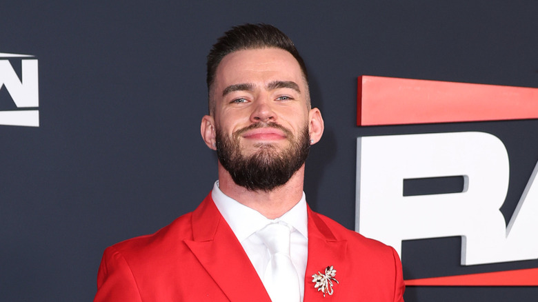 Austin Theory at the Raw on Netflix premiere