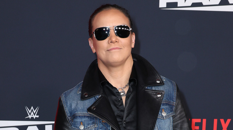 Shayna Baszler with some shades on
