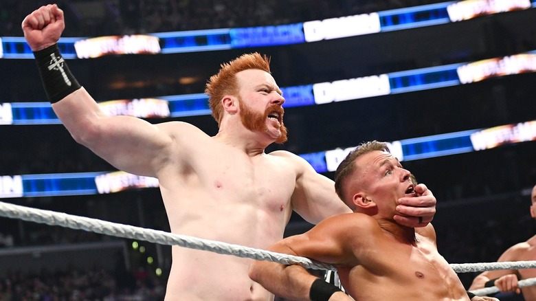 Sheamus wrestling Ludwig Kaiser