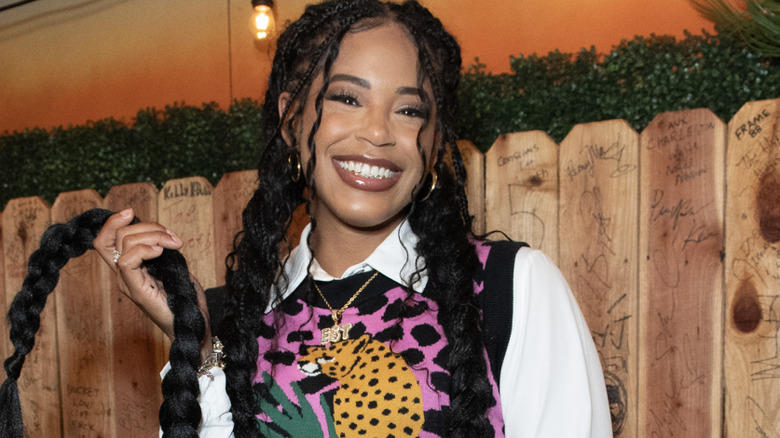 Bianca Belair having a good time