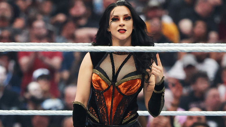 Stephanie Vaquer at WrestleMania 42