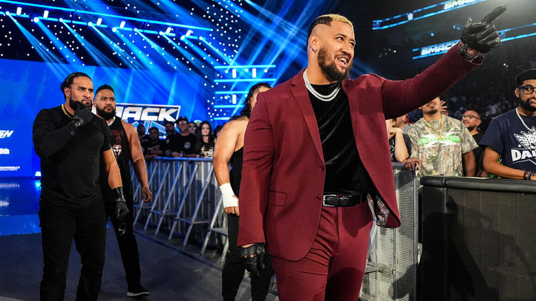 The MFTs on the entrance ramp during "WWE SmackDown"