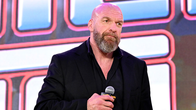 Triple H talking