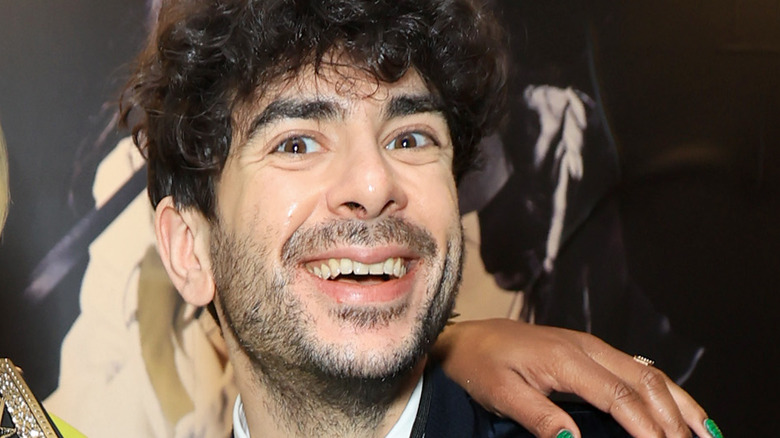 Tony Khan smiling