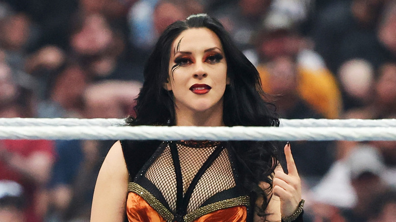 Stephanie Vaquer at WrestleMania 42