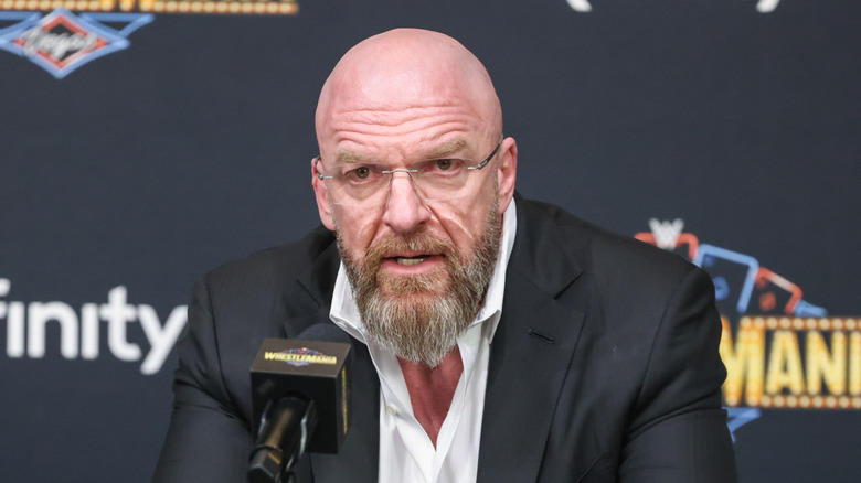 Triple H at WrestleMania 41 post-show press conference