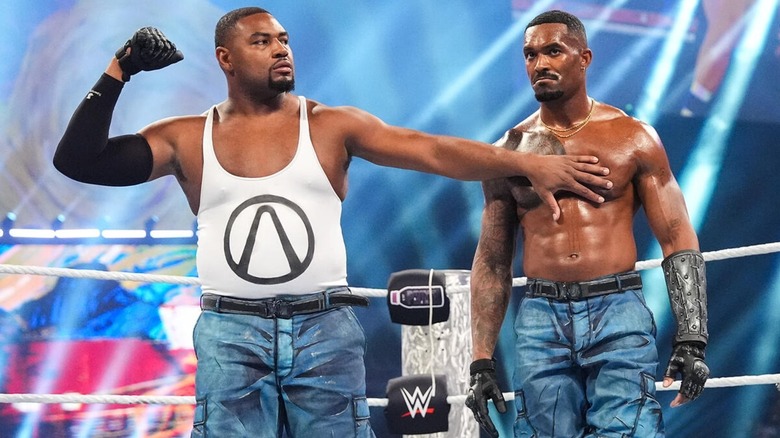 The Street Profits in the ring