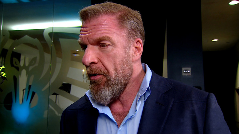 Triple H talking
