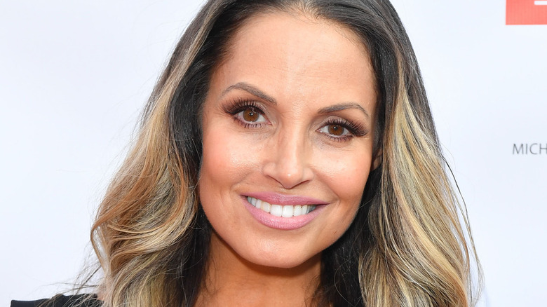 Trish Stratus smiling