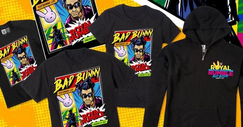 wwe bad bunny merchandise