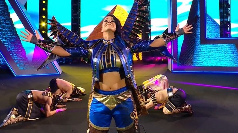  Bayley in her WrestleMania gear