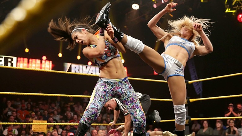 Bayley and Charlotte at NXT Takeover Rival