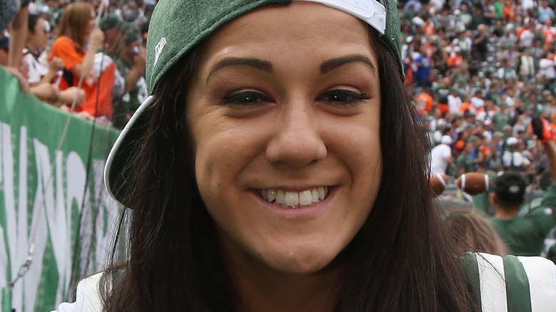 Bayley smiles