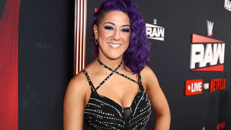 WWE star Bayley smiling
