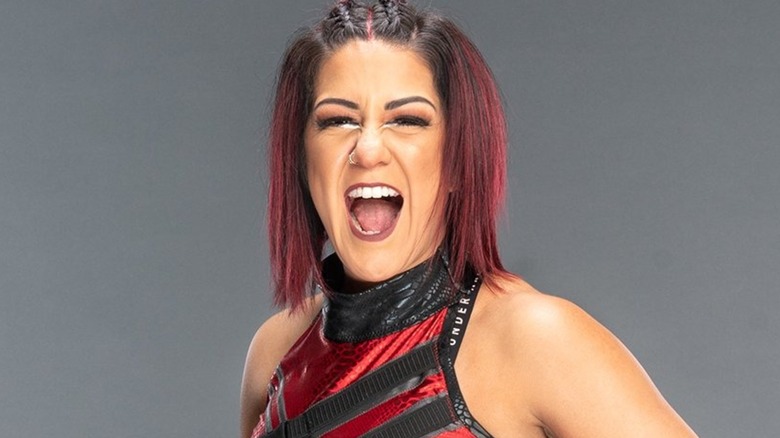 Bayley laughing maniacally