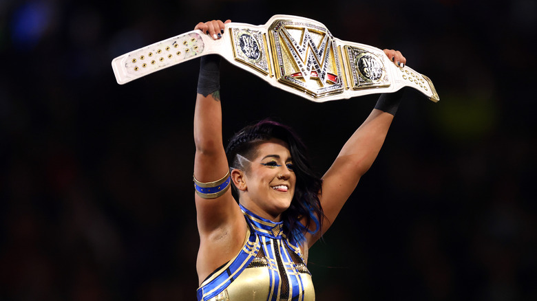 Bayley with WWE Women's Championship