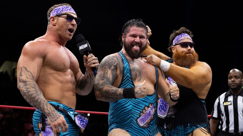 Bear Bronson alongside his Iron Savages team members