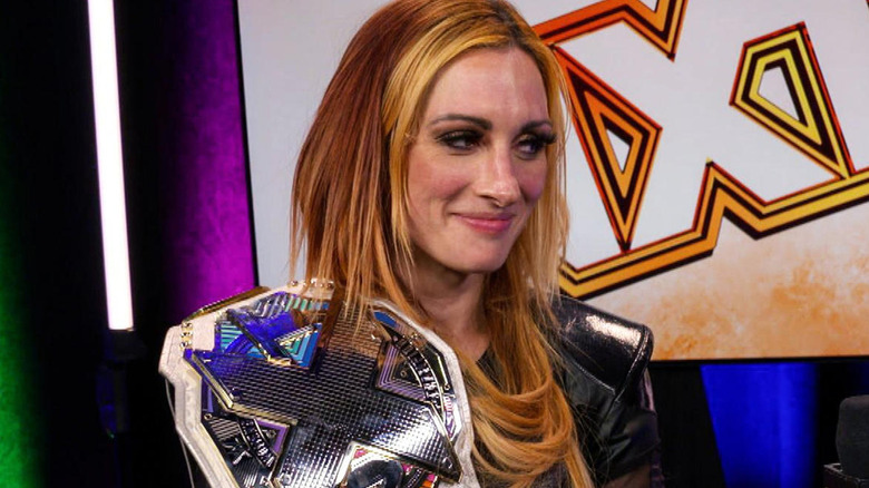 Becky Lynch smiling