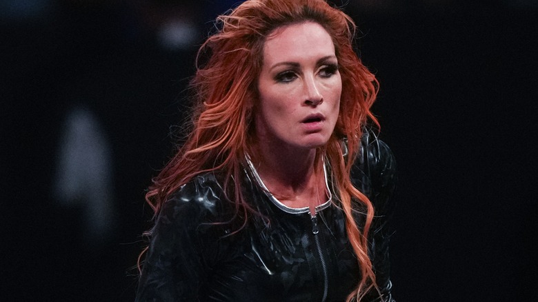 Becky Lynch looking sad